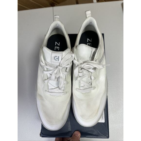 Man\'s Shoes Cole Haan GrandPro Rally Canvas Court Sneaker 11.5 White main image 5
